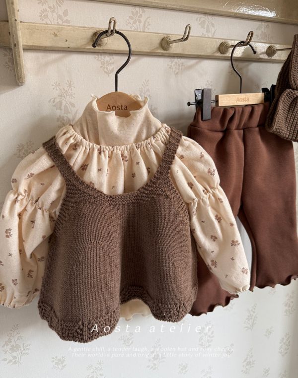 碎花氣質包袖上衣｜2COLORS 