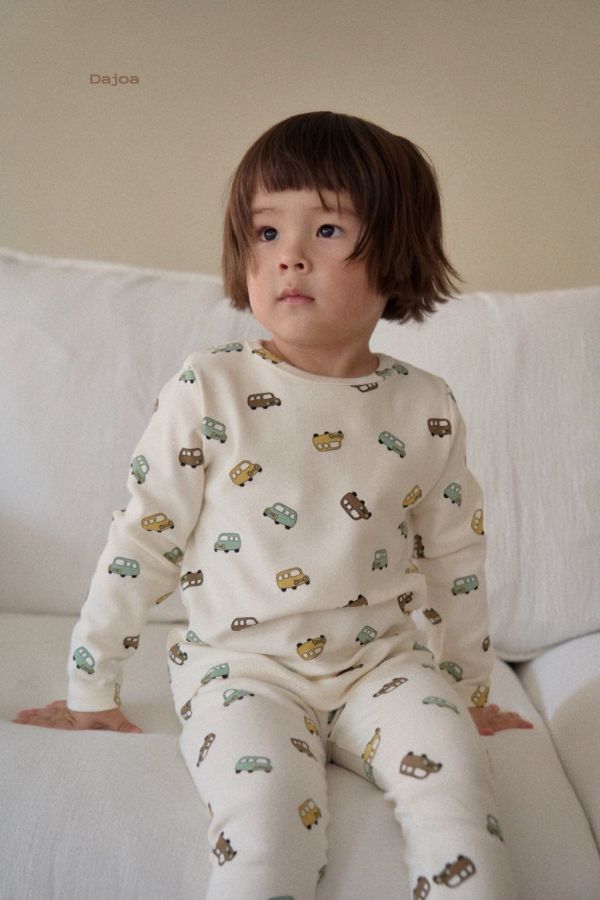 車車居家套裝(上衣+褲子)｜2COLORS 