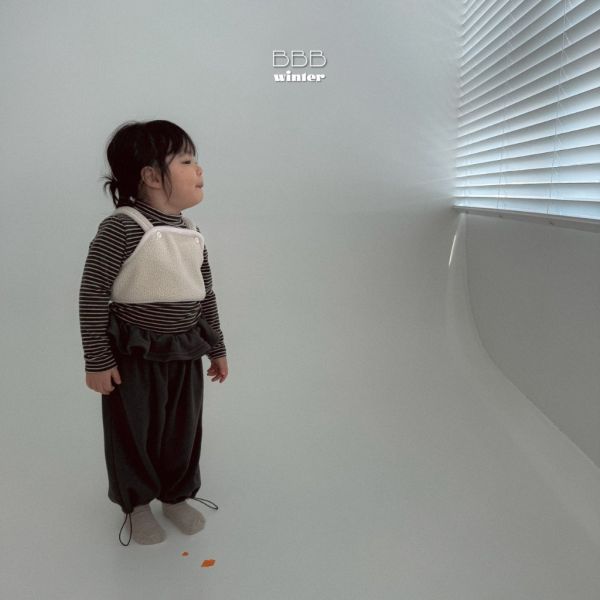 羊羔毛疊搭短版背心｜2COLORS 