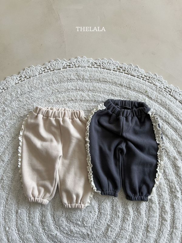 蕾絲休閒衛褲(可配成套)｜2COLORS 