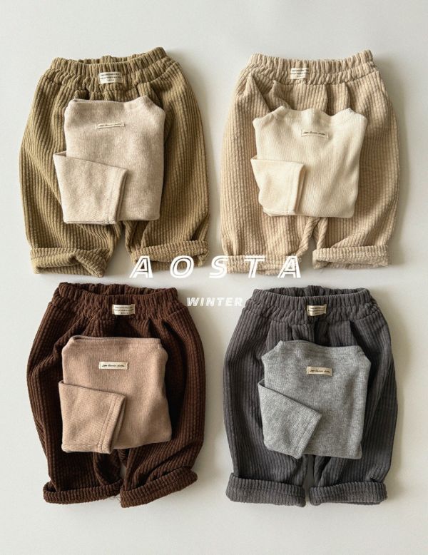 燈芯絨日常鬆緊褲｜8COLORS 