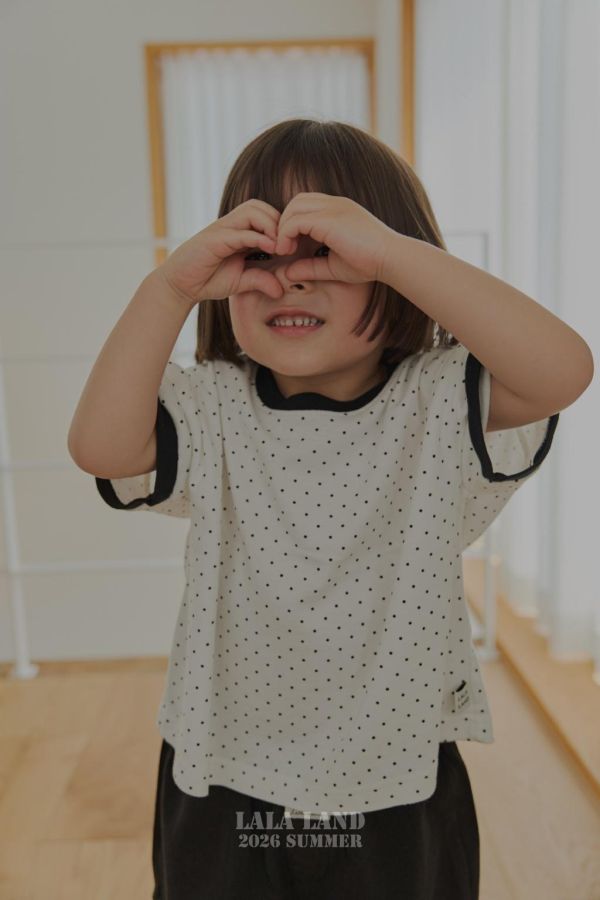 LALALAND｜愛心短袖上衣 