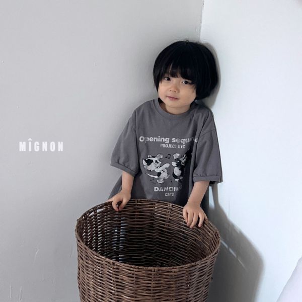 DANCING短袖印花TEE｜2COLORS 