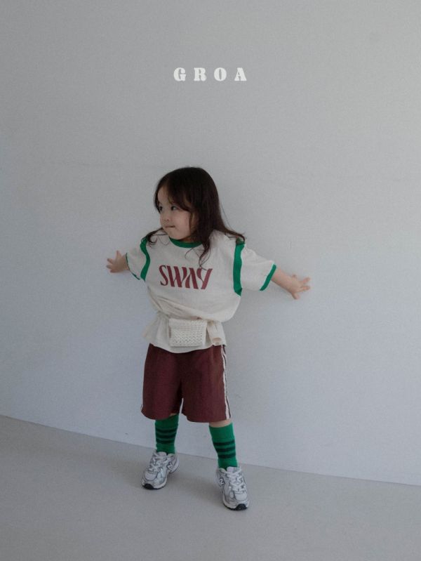 SWAY字母短TEE｜2COLORS 