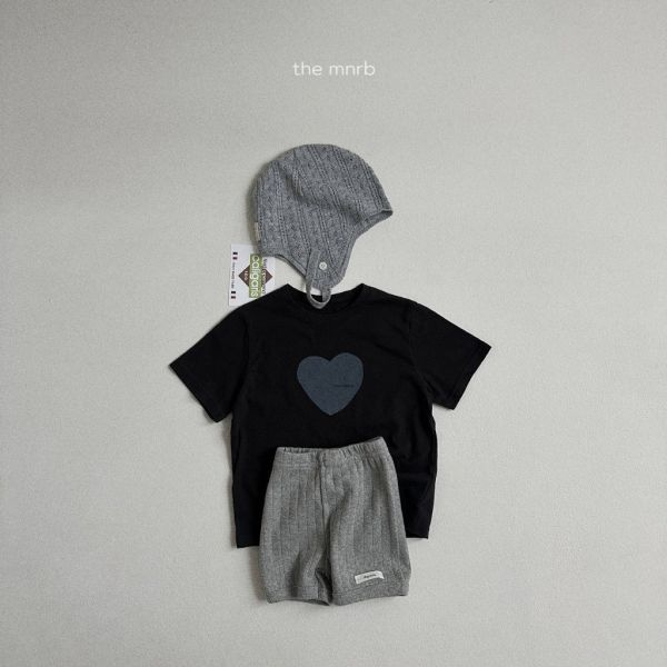 mnrb愛心短TEE｜3COLORS 
