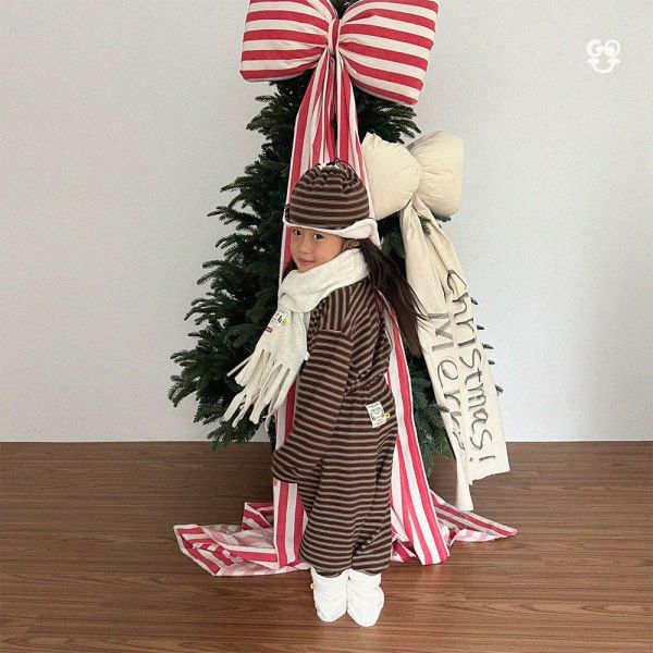 拼色條紋長袖TEE｜4COLORS 