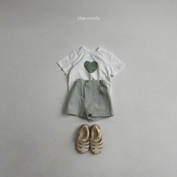 mnrb愛心短TEE｜3COLORS 
