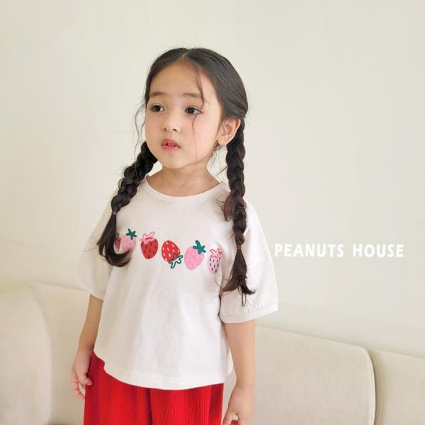 PEANUTS｜草莓短TEE 
