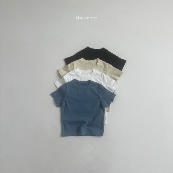 後標籤彈性短TEE｜4COLORS 