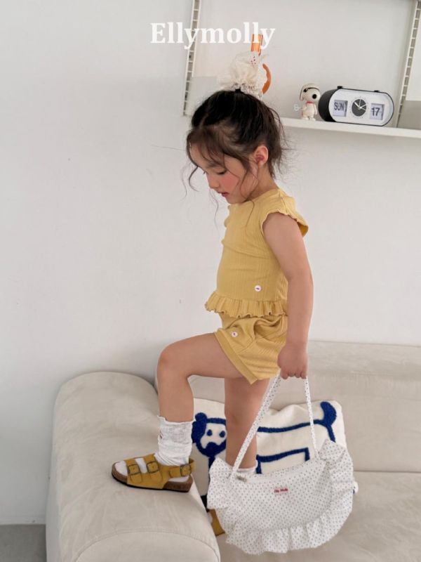 ELLYMOLLY｜蕾絲邊水餃包 