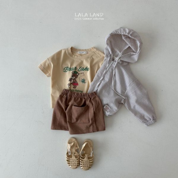 Bear Lake塗鴉短TEE｜2COLORS 