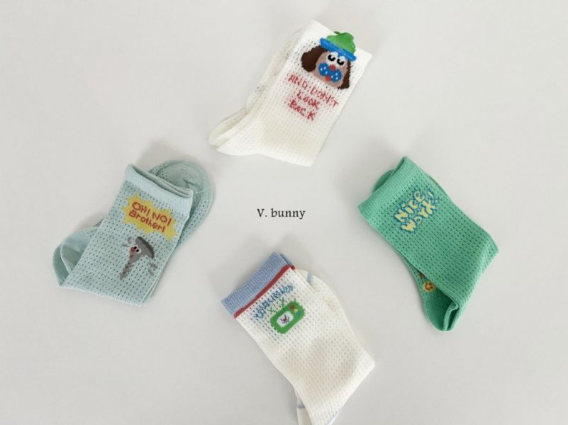 電視機透氣襪襪組(4入)｜SET 