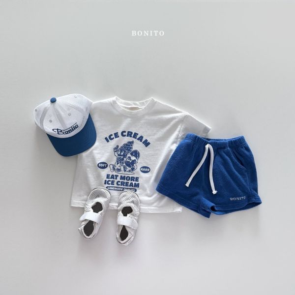 EAT MORE ICE CREAM短TEE｜3COLORS 