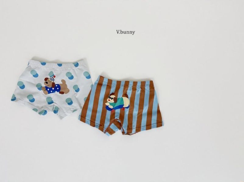 VBUNNY｜耳機狗狗純棉小褲褲4件組(BOY) 