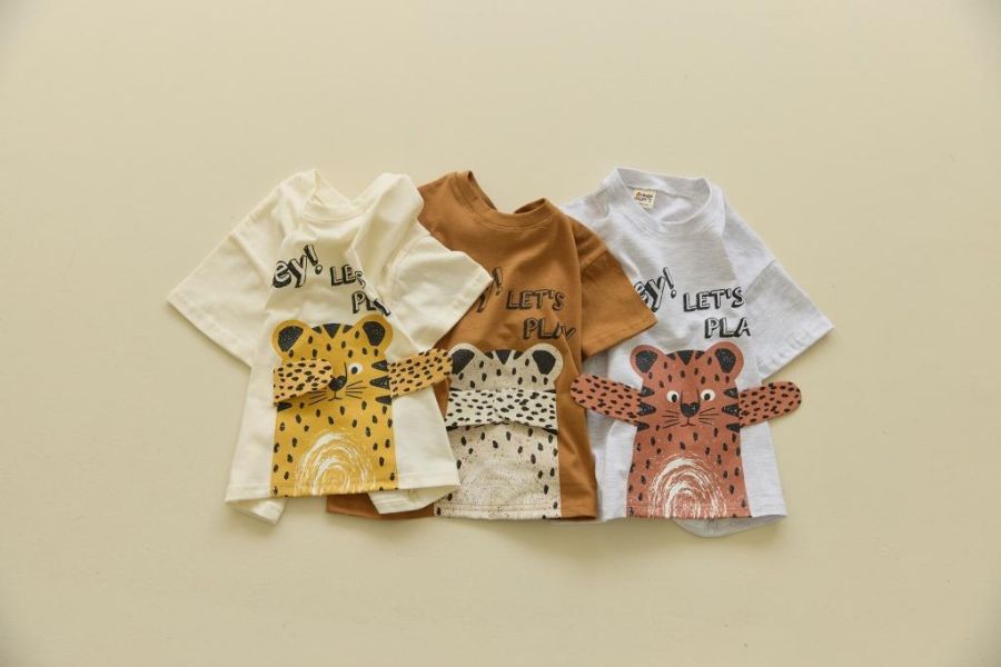 ORANGEMOM｜老虎抱抱短TEE 