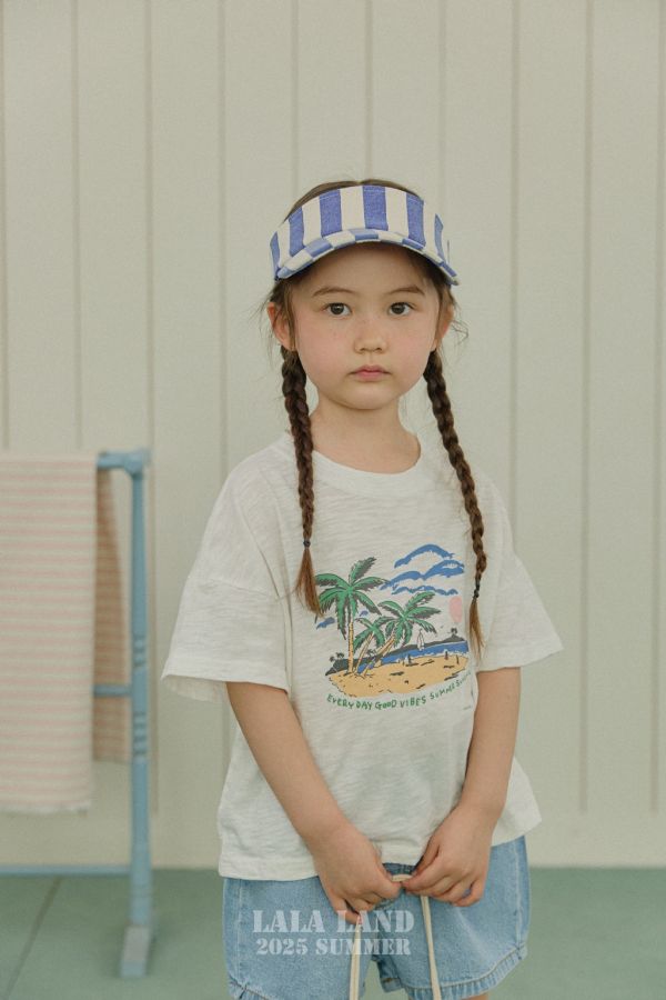夏日海灘短TEE｜2COLORS 