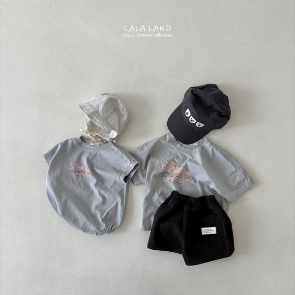 恐龍塗鴉短TEE｜3COLORS 