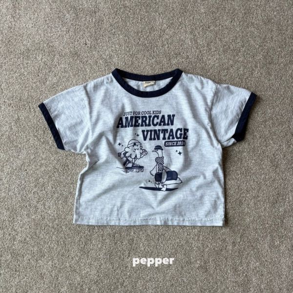 AMERICAN卡通短TEE｜2COLORS 