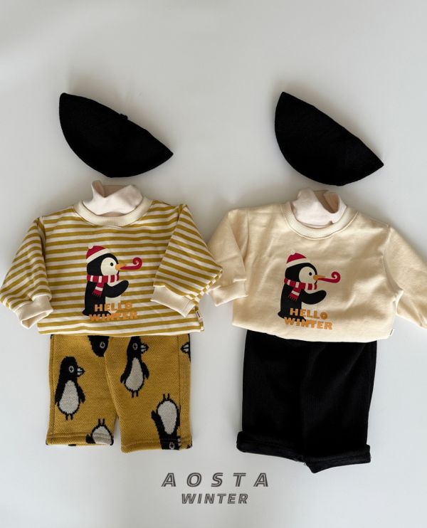 可愛小企鵝衛衣｜2COLORS 