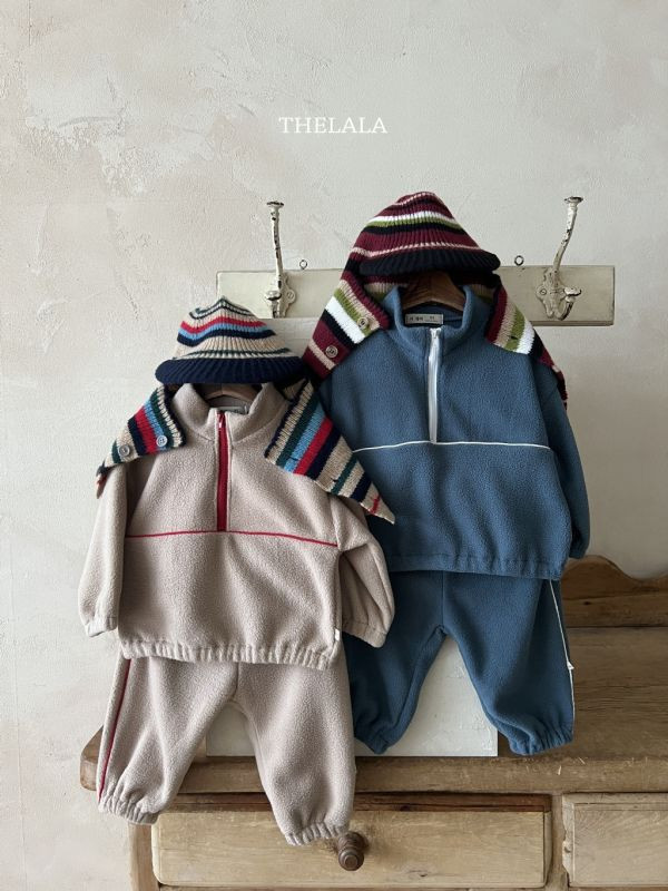 立領拉鍊軟毛衛衣(可配成套)｜2COLORS 