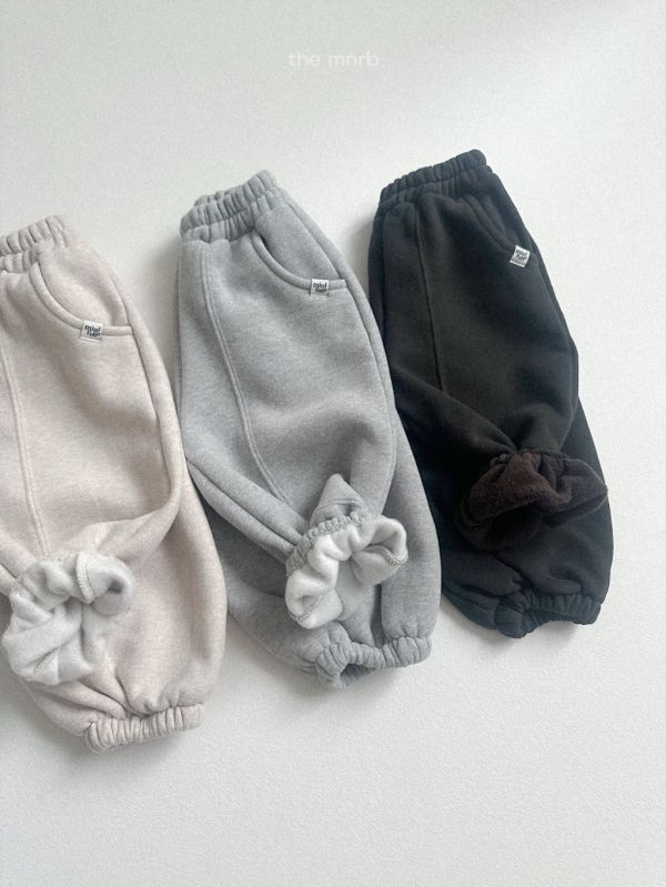 立體車縫棉褲｜3COLORS 