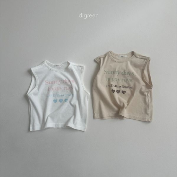 Sunny days寬版背心｜2COLORS 