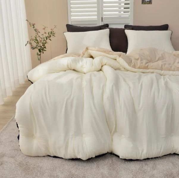 韓國製 素面100%天絲莫代爾單面細絨冬被｜4COLORS 