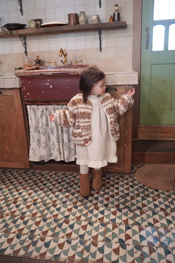 燈芯絨蕾絲背心裙｜2COLORS 