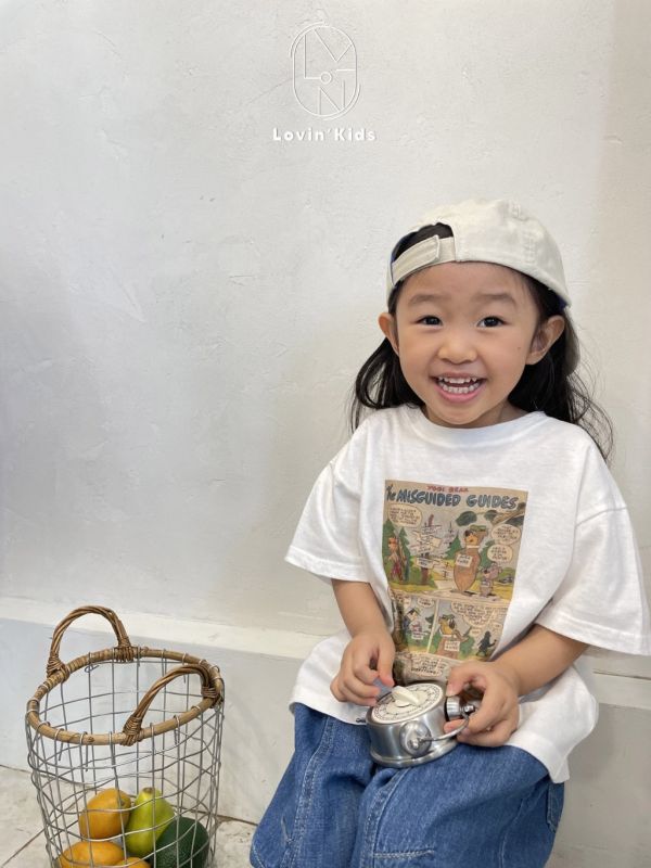 The MISEUIDED GUIDES卡通短TEE｜2COLORS 