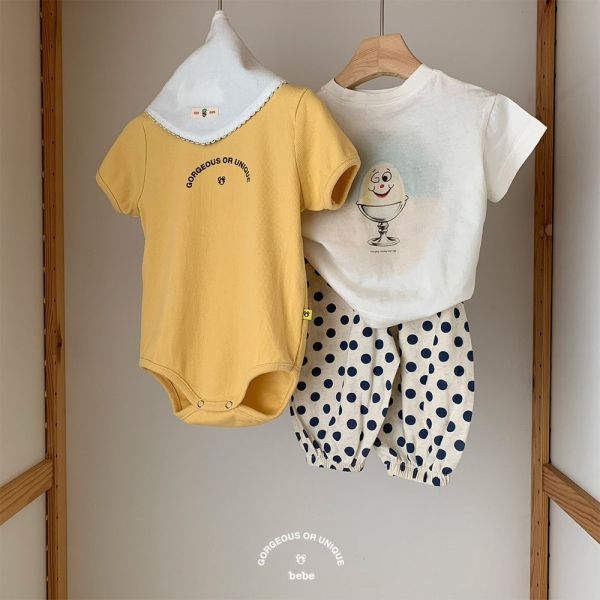 BeBeღ GOU品牌包屁連身衣｜2COLORS 