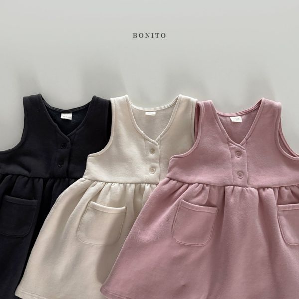 背心式小洋裝｜3COLORS 