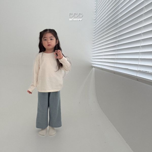 格紋系列鬆緊長褲｜4COLORS 