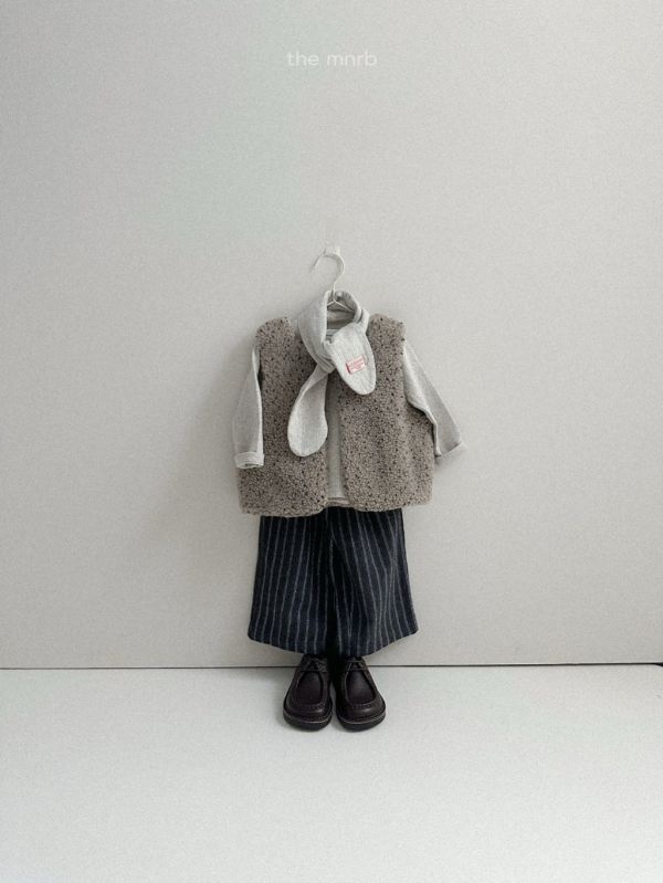 雙線條直筒長褲｜2COLORS 