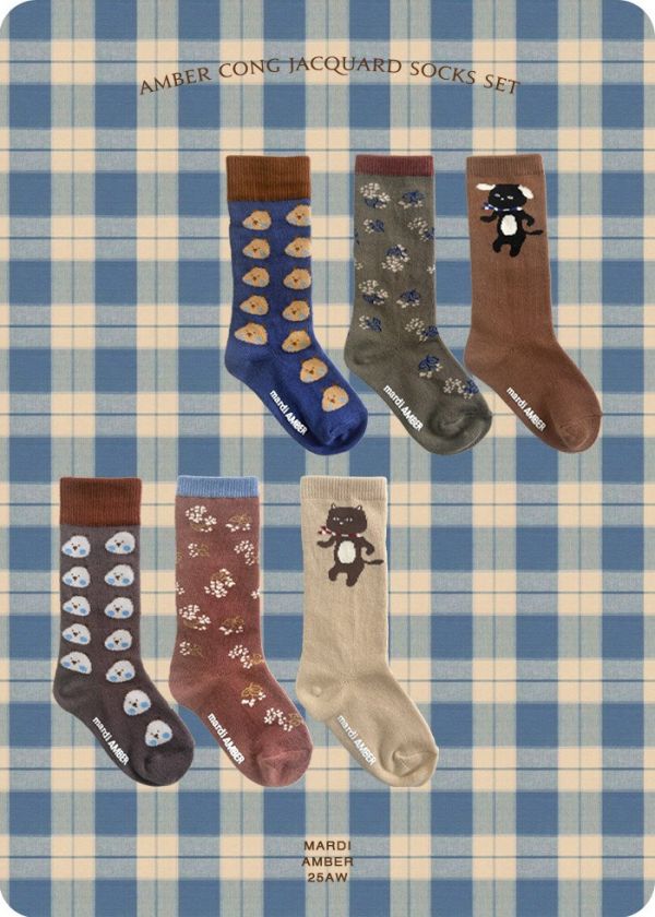 花花貓貓長襪套組｜2SET 