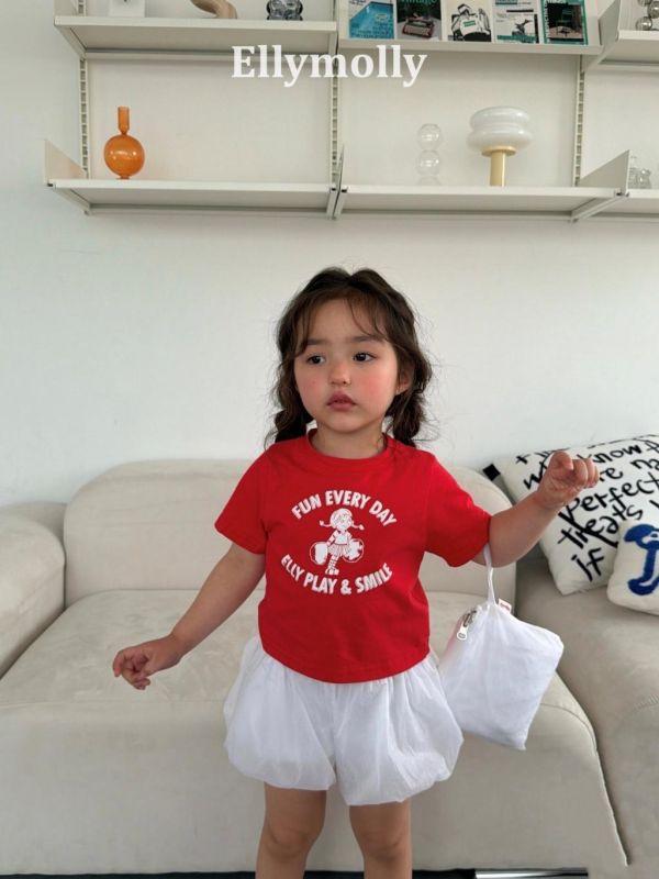 ELLYMOLLY｜小女孩棉TEE 