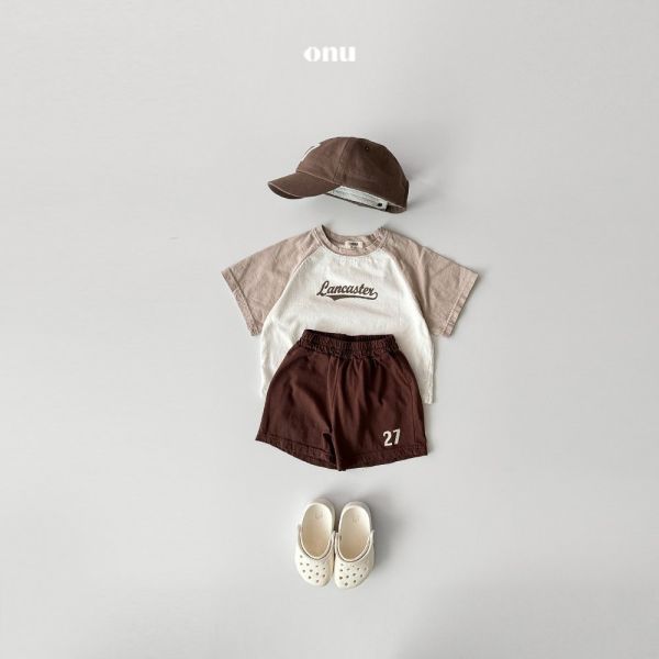 棒球寬鬆短TEE｜2COLORS 
