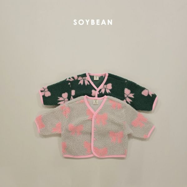 蝴蝶結羊羔毛外套｜2COLORS 