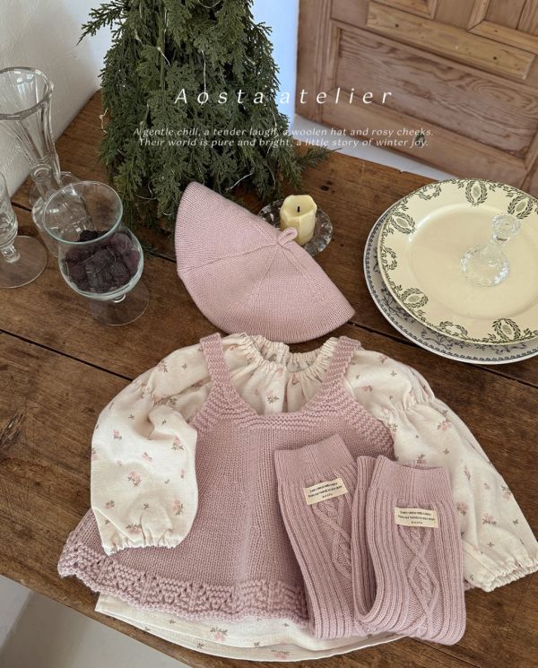 碎花氣質包袖上衣｜2COLORS 