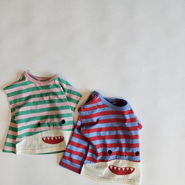 1STBLUE｜鯊魚嘴短TEE 