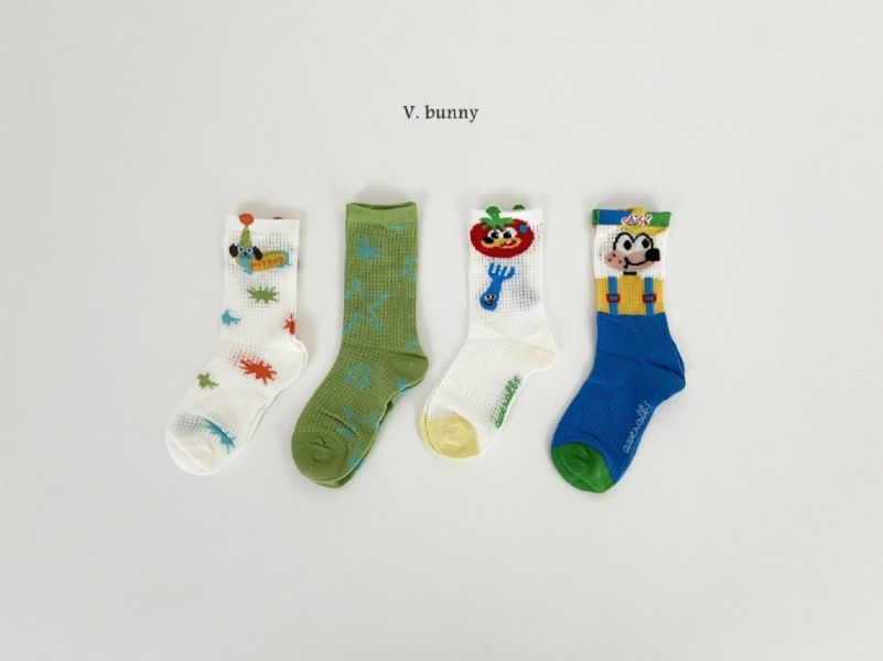 番茄透氣襪襪組(4入)｜SET 