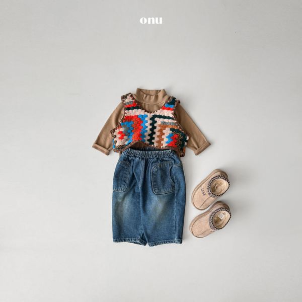 圖騰編織背心｜2COLORS 