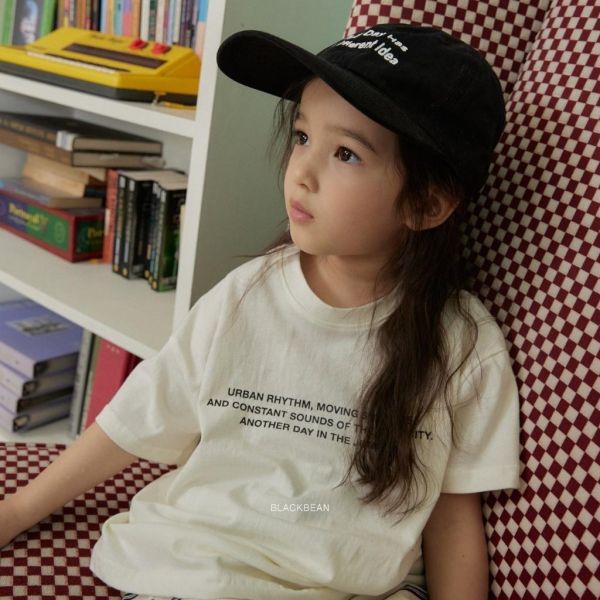 BLACKBEAN｜字母棉質短TEE 