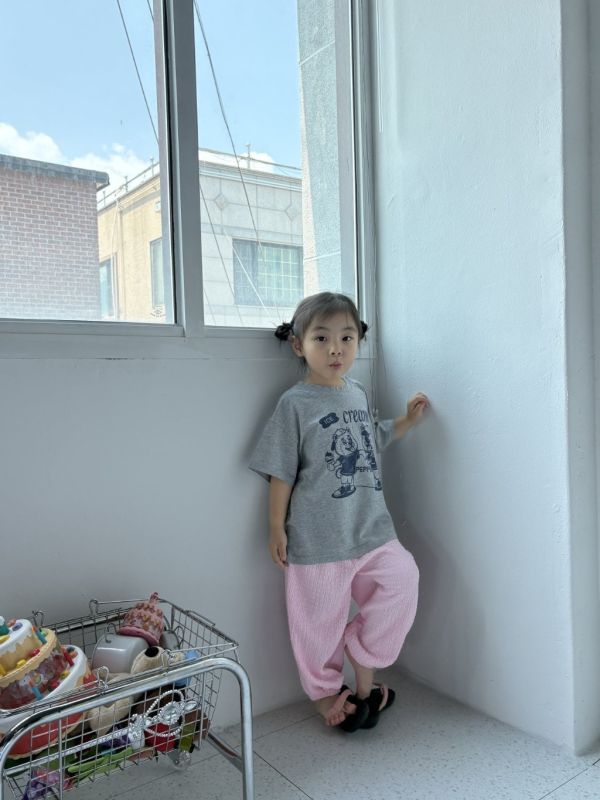 ICE CREAM雙熊短TEE｜2COLORS 