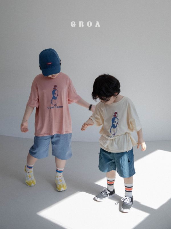 親子款 企鵝短TEE｜2COLORS 