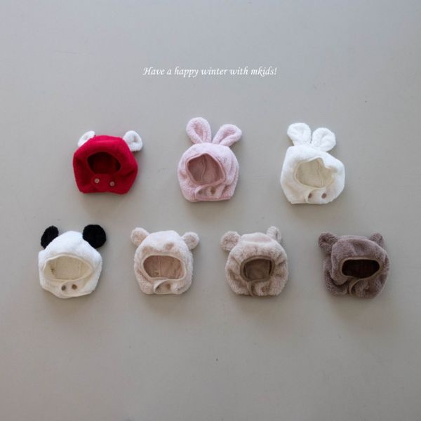 柔絨造型保暖帽｜7COLORS 