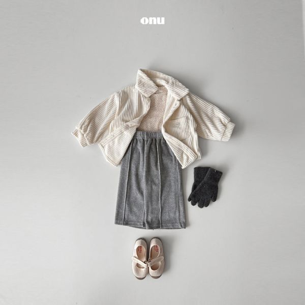 燈芯絨開釦襯衫｜2COLORS 