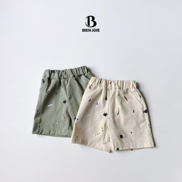 BIENJOIE ｜潑漆隨性短褲 