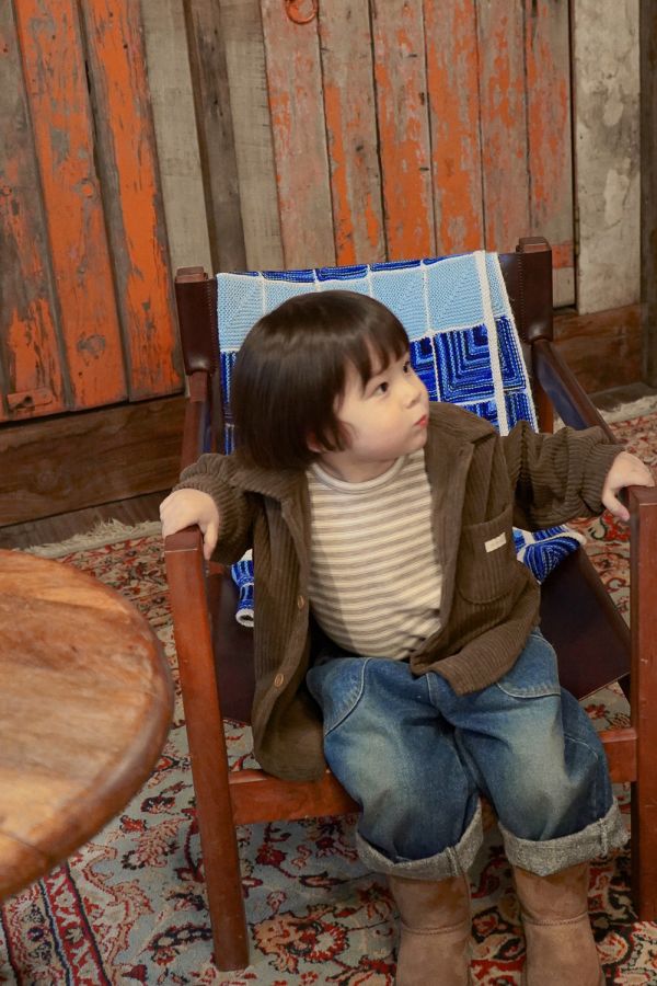 燈芯絨開釦襯衫｜2COLORS 