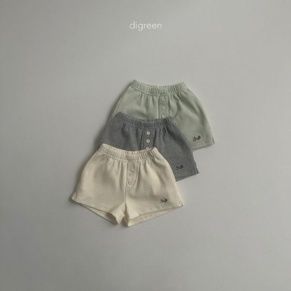 舒適三釦短褲｜3COLORS 