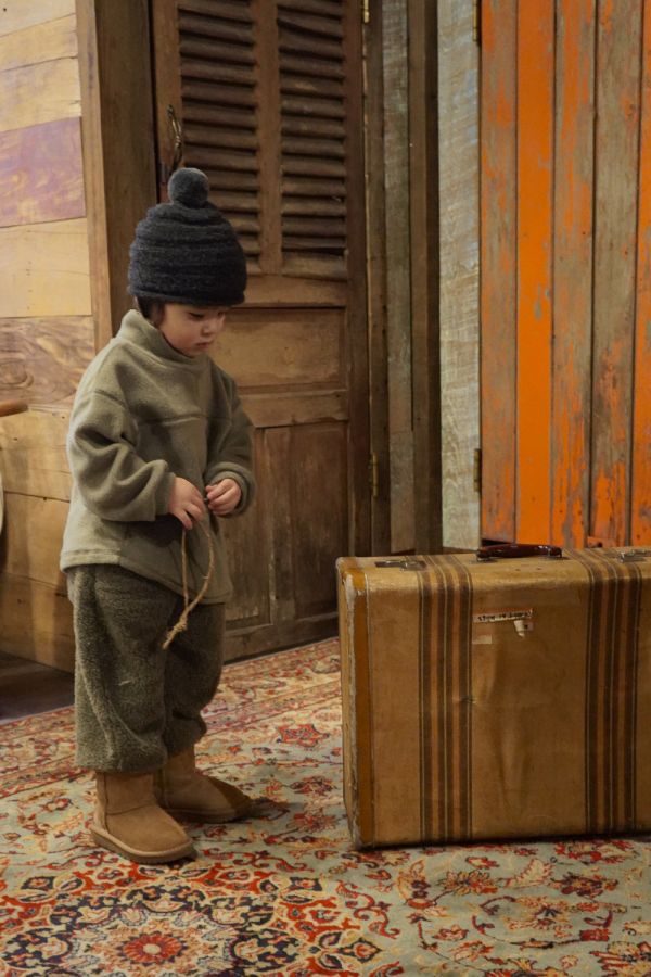 泰迪熊暖暖褲｜2COLORS 